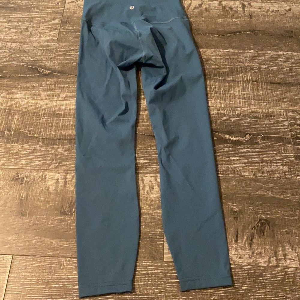 lululemon athletica Wunder Under High-Rise Tight 25" in Teal - Picture 3 of 4
